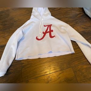 cropped alabama hoodie